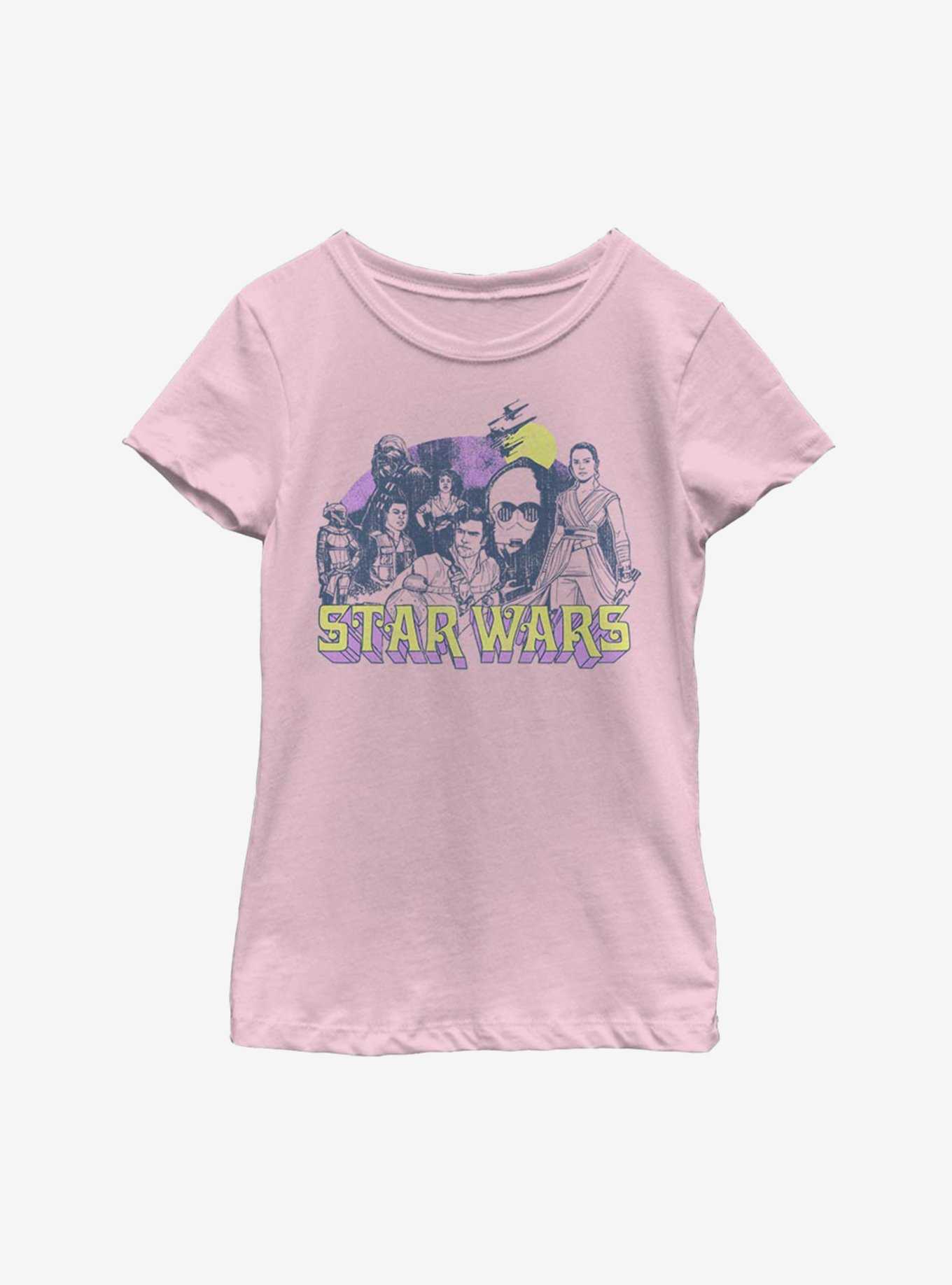 Star Wars Episode IX The Rise Of Skywalker Retro Rebel Youth Girls T-Shirt, , hi-res