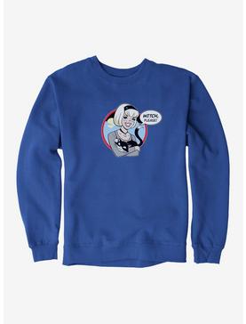 Archie Comics Chilling Adventures of Sabrina Witch Please Sweatshirt, ROYAL BLUE, hi-res