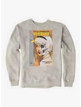 Archie Comics Chilling Adventures of Sabrina Half Skull Sweatshirt, OATMEAL HEATHER, hi-res