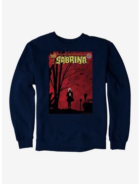 Archie Comics Chilling Adventures of Sabrina Windy Poster Sweatshirt, NAVY, hi-res