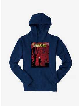 Archie Comics Chilling Adventures of Sabrina Windy Poster Hoodie, NAVY, hi-res