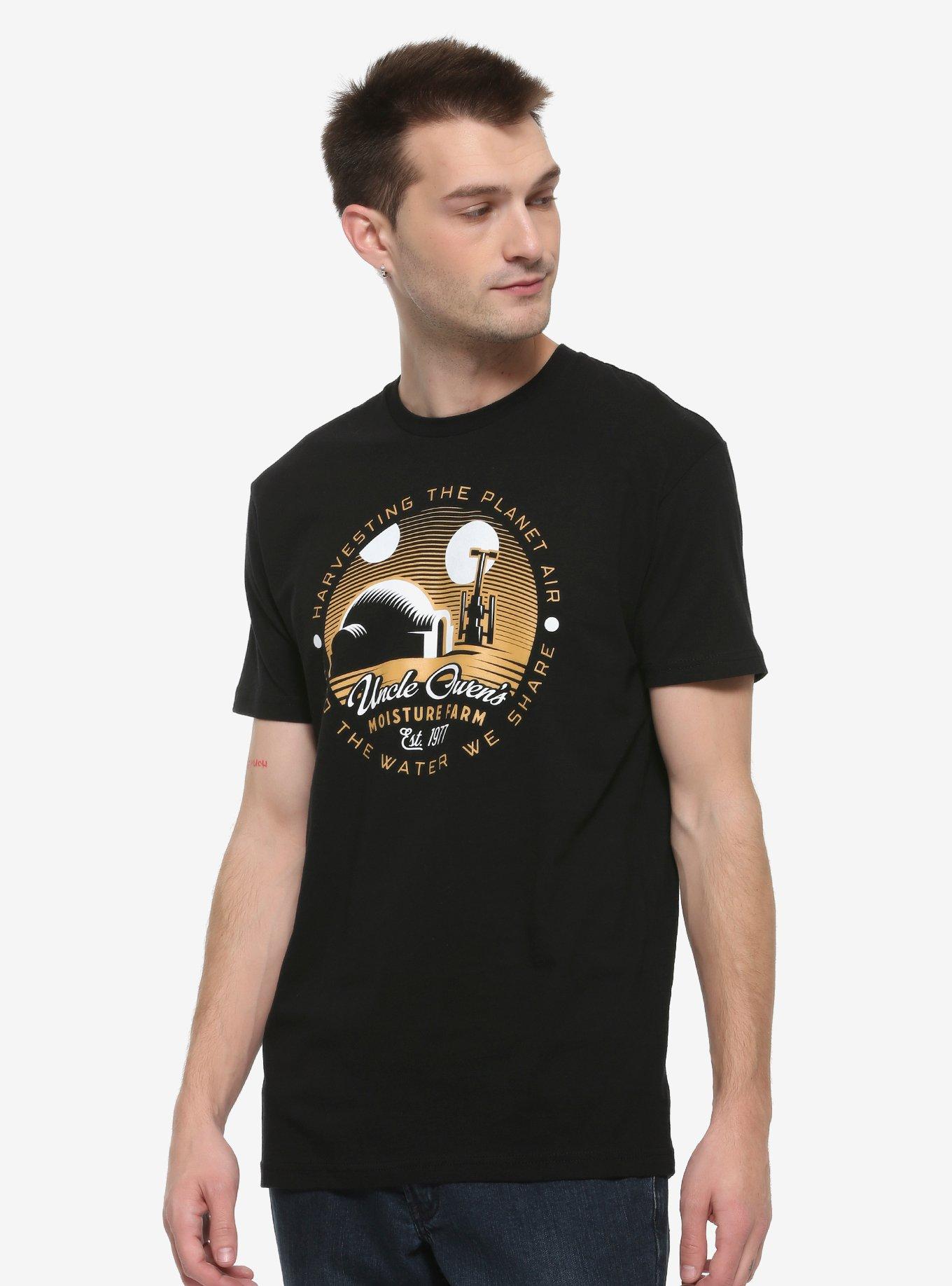 Star Wars Uncle Owen's Moisture Farm T-Shirt - BoxLunch Exclusive, BLACK, hi-res