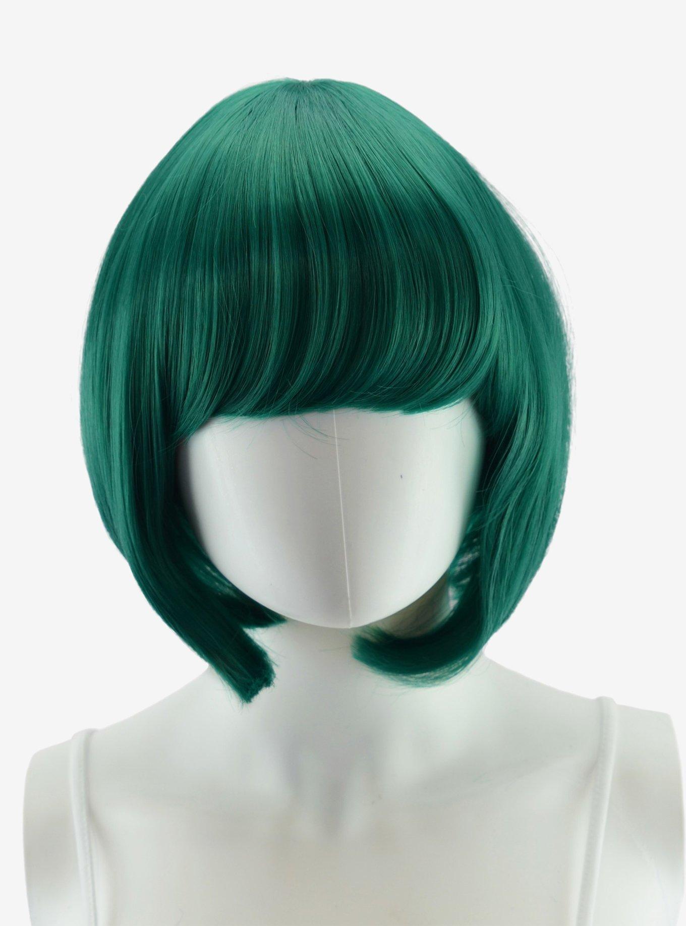 Epic Cosplay Selene Emerald Green A Line Bob, , hi-res