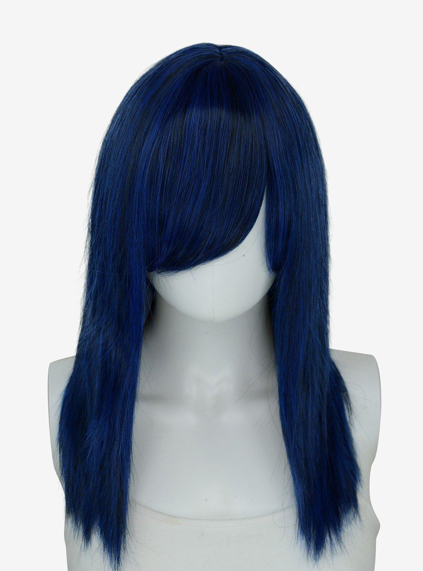 Epic Cosplay Theia Blue Black Fusion Medium Length Wig Hot Topic 