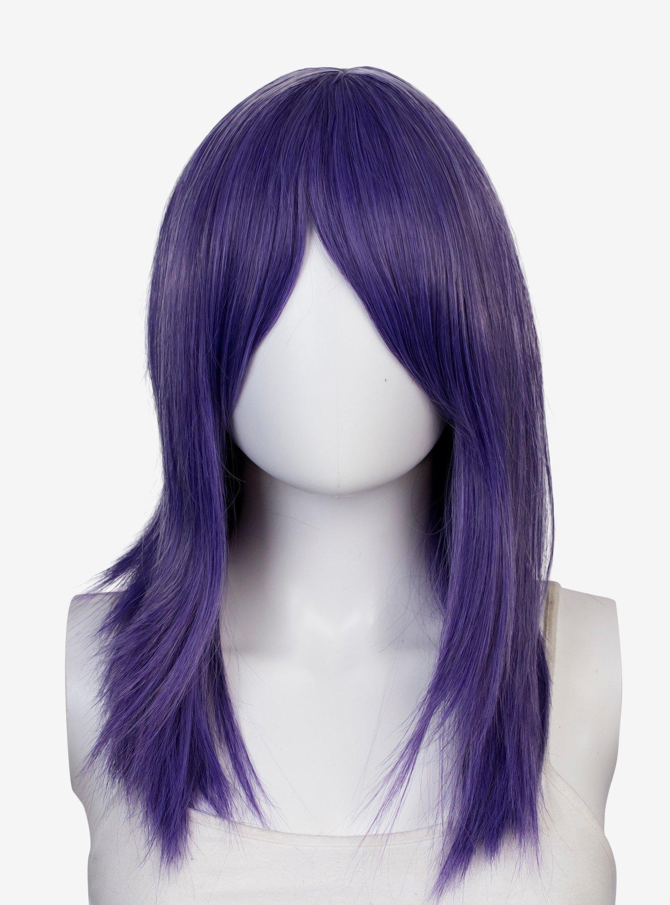 Epic Cosplay Theia Classic Purple Mix Medium Length Wig, , hi-res