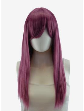 Epic Cosplay Theia Dark Plum Purple Medium Length Wig, , hi-res