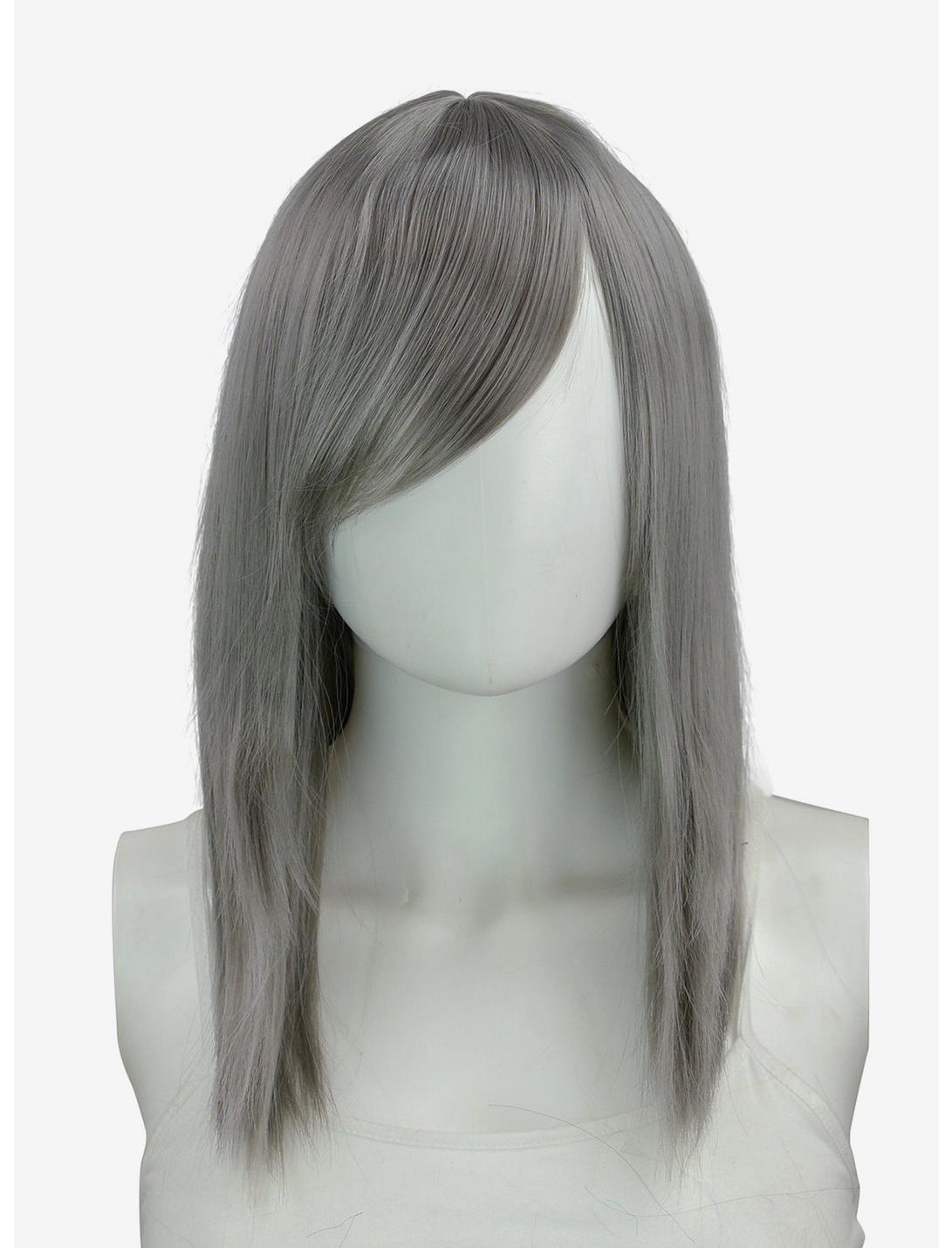Epic Cosplay Theia Gunmetal Grey Medium Length Wig, , hi-res