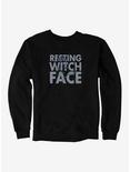 Archie Comics Chilling Adventures of Sabrina Resting Witch Face Sweatshirt, BLACK, hi-res