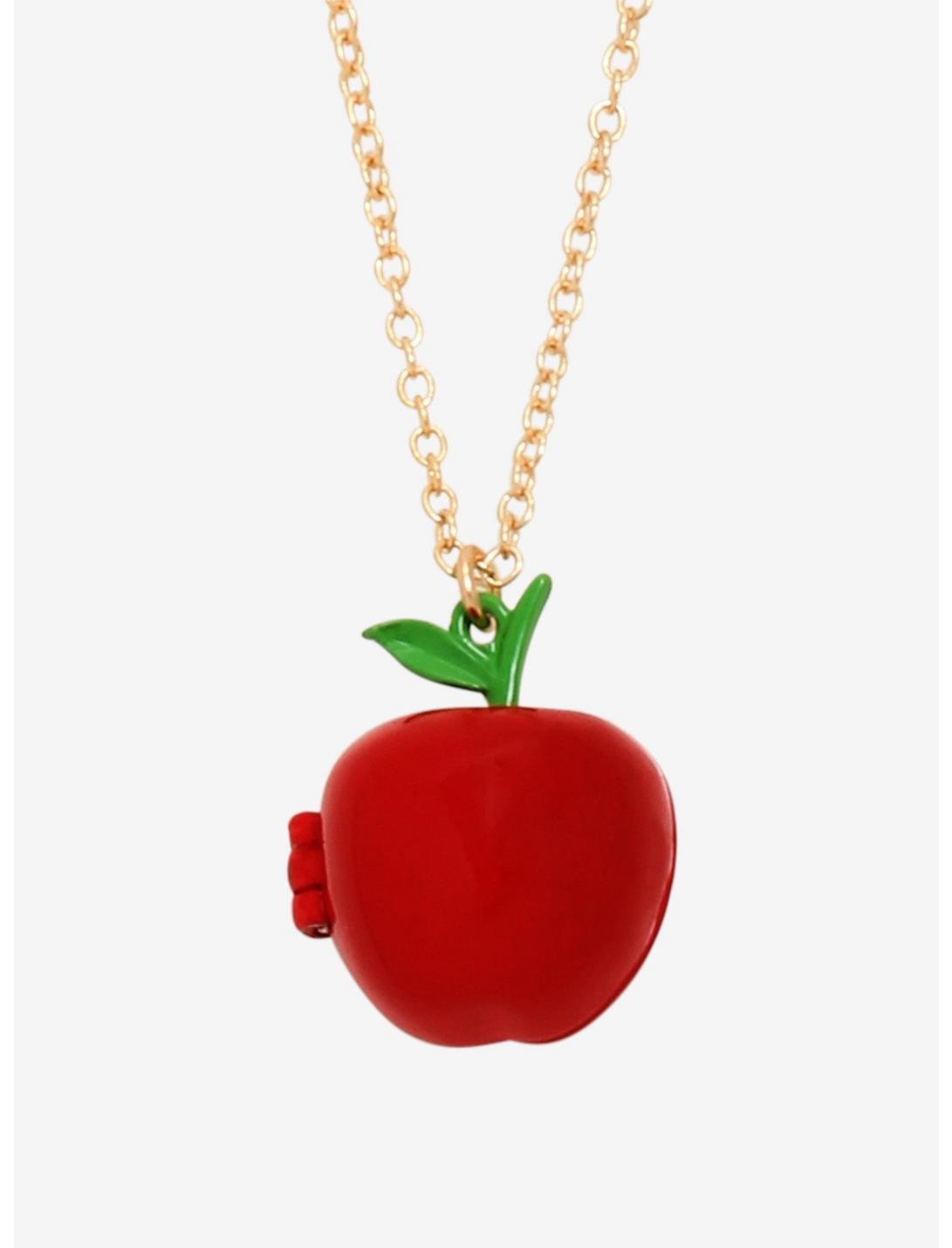 Disney Princess Snow White Apple Locket Necklace, , hi-res