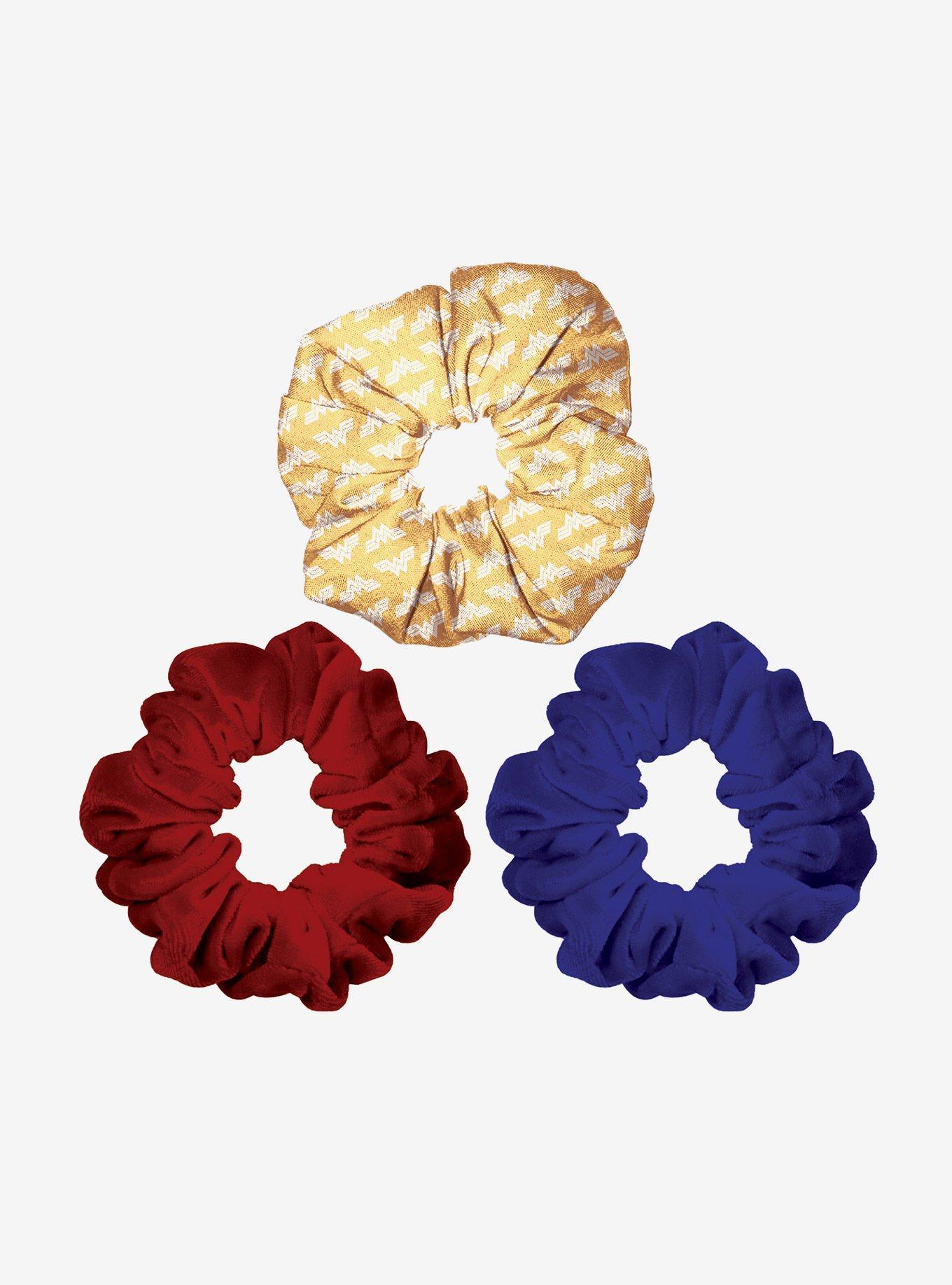 DC Comics Wonder Woman Logo Scrunchie Set, , hi-res