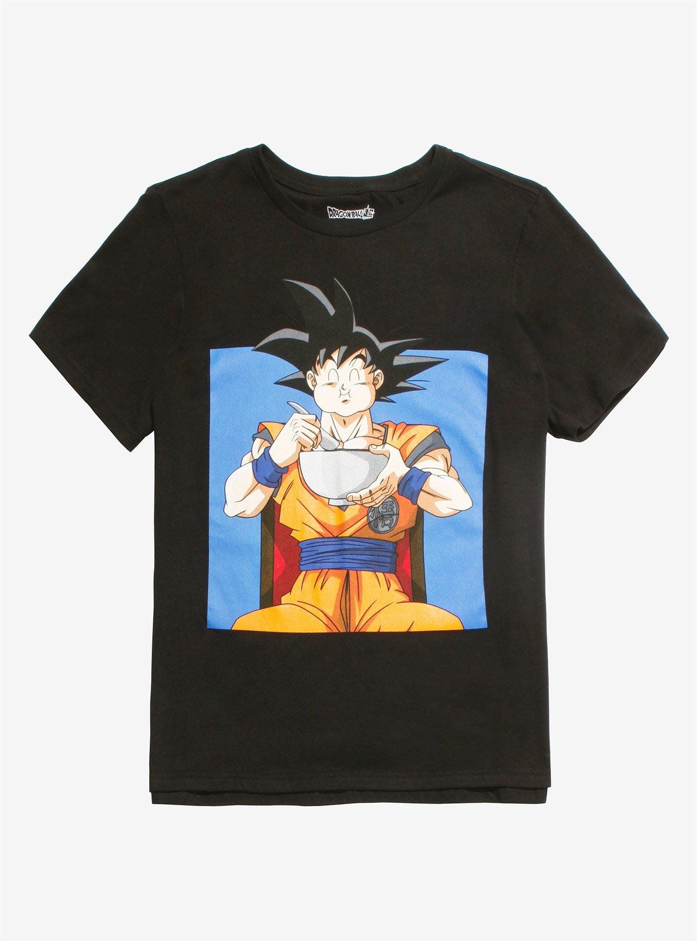 Dragon Ball Z Goku Ramen T-Shirt, BLACK, hi-res