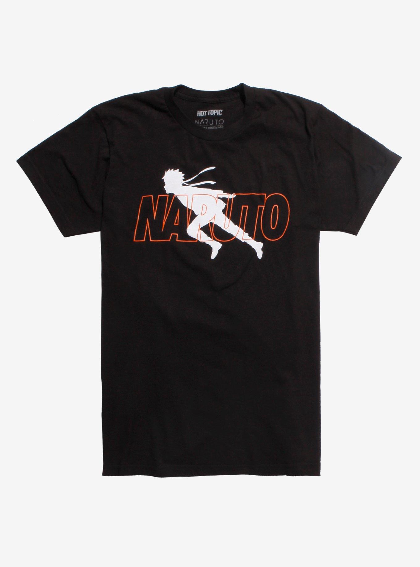 Naruto Shippuden Naruto Running T-Shirt, BLACK, hi-res