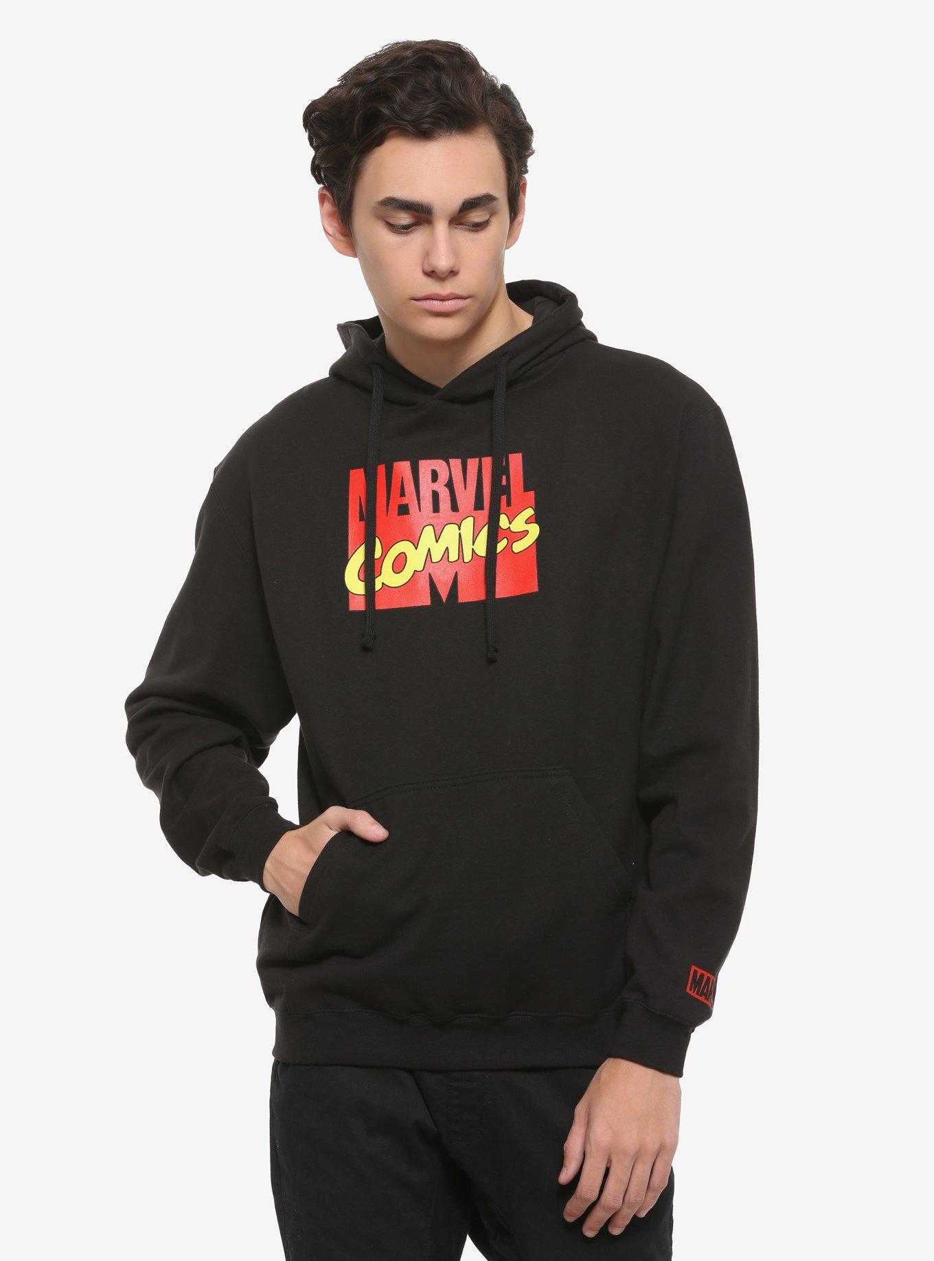 Marvel Comics Logo Hoodie, MULTI, hi-res