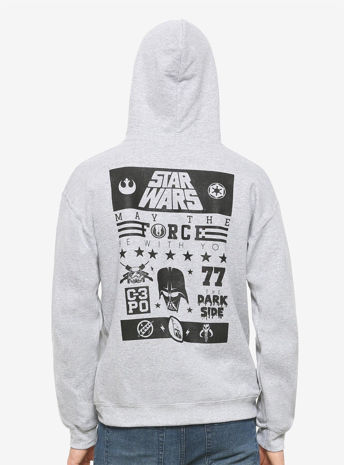 Star Wars Icons Grey Hoodie | Hot Topic