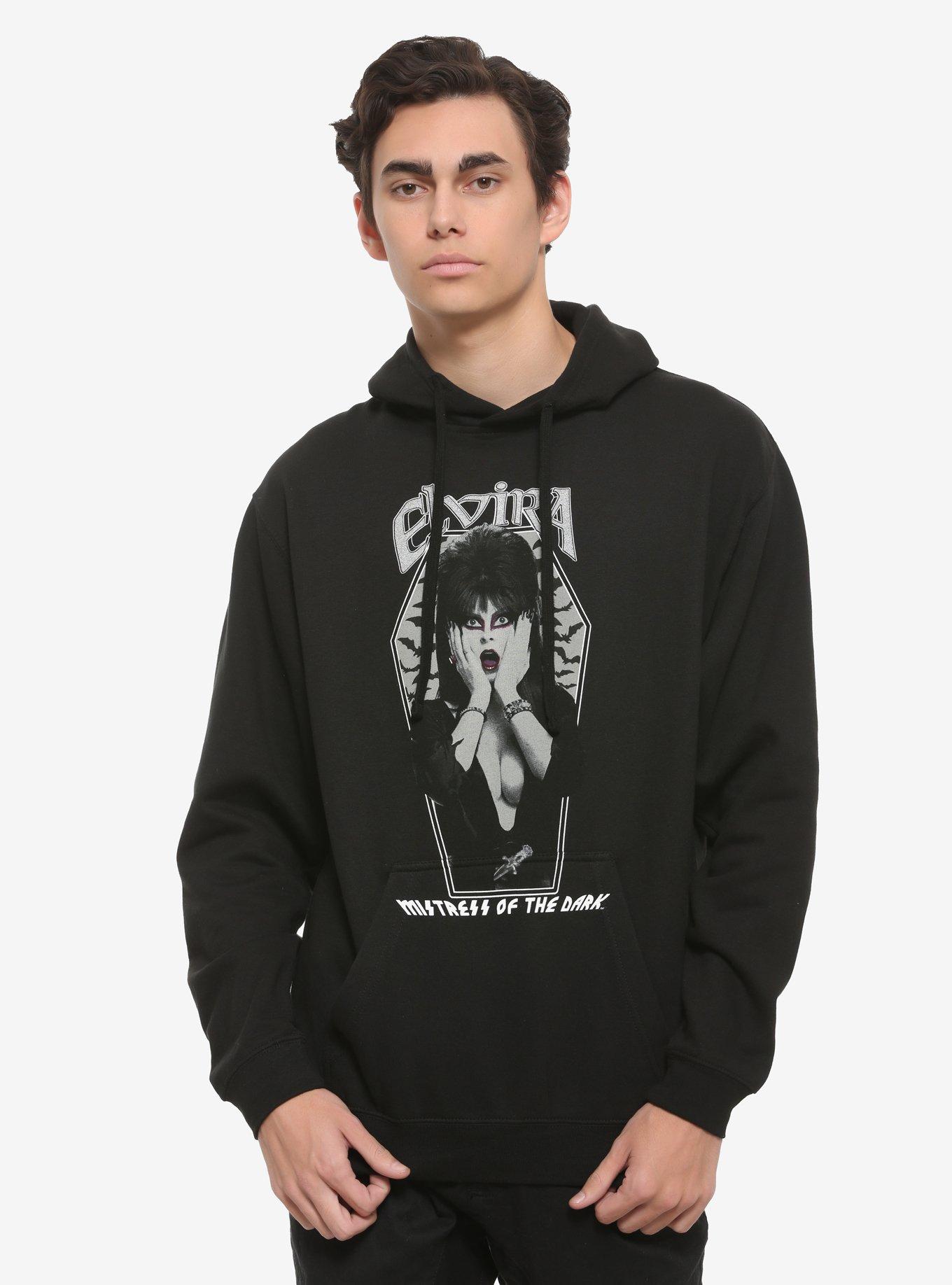 Kreepsville Elvira Mistress Of The Dark Coffin Hoodie