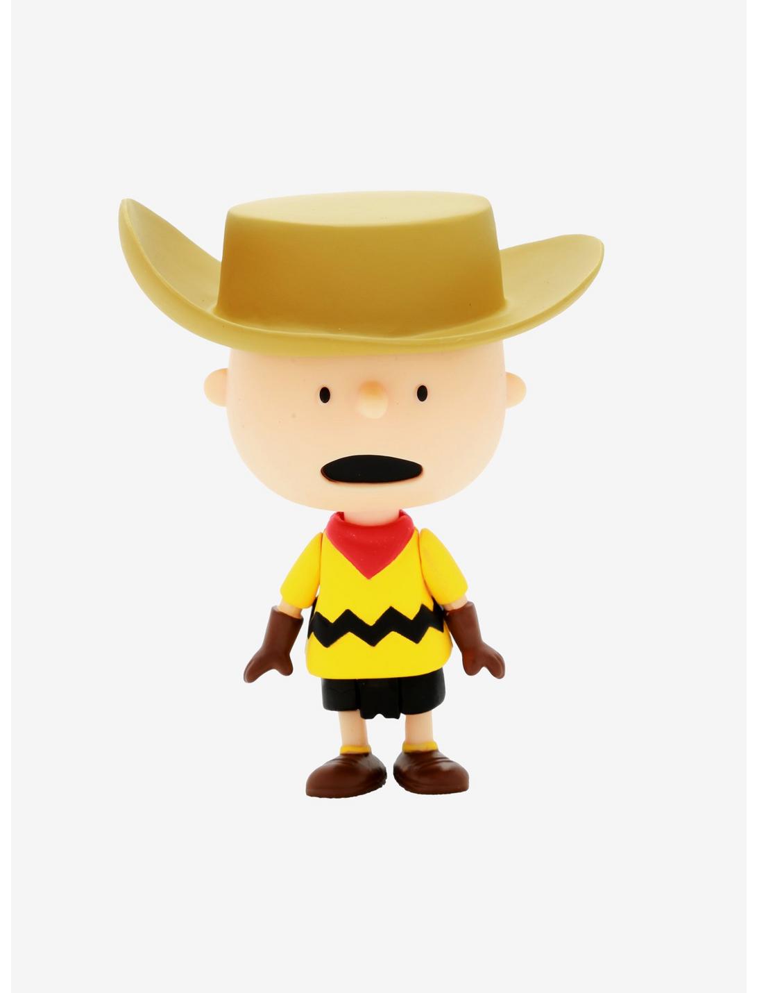 Super7 ReAction Peanuts Charlie Brown Cowboy Collectible Action Figure, , hi-res