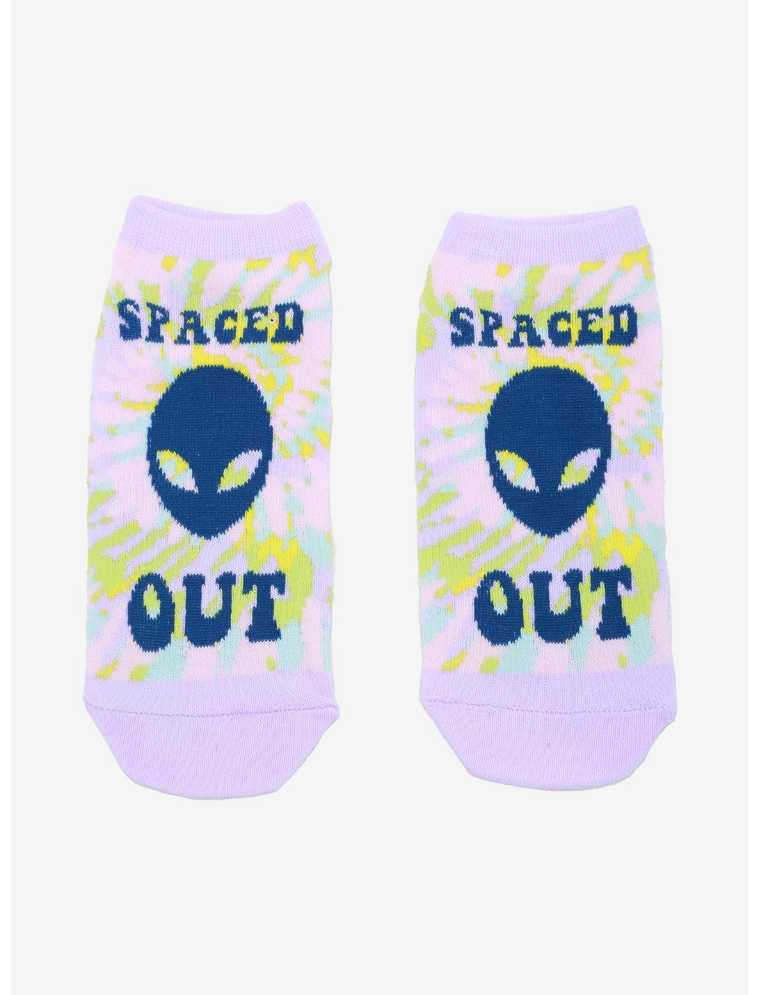 Spaced Out Alien No-Show Socks, , hi-res