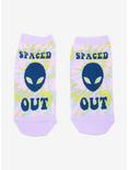 Spaced Out Alien No-Show Socks, , hi-res