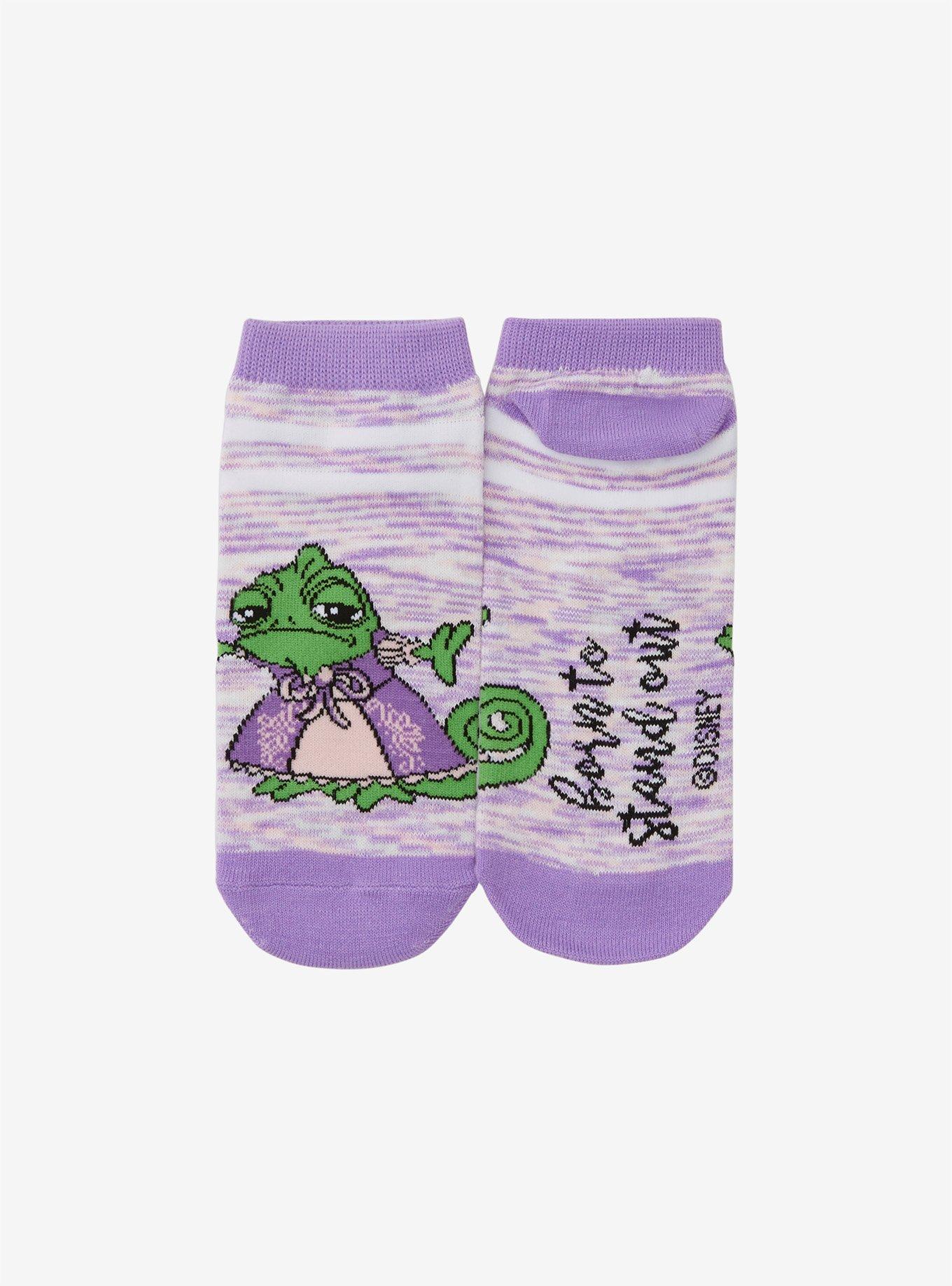 Disney Tangled Pascal Rapunzel Dress No-Show Socks, , hi-res