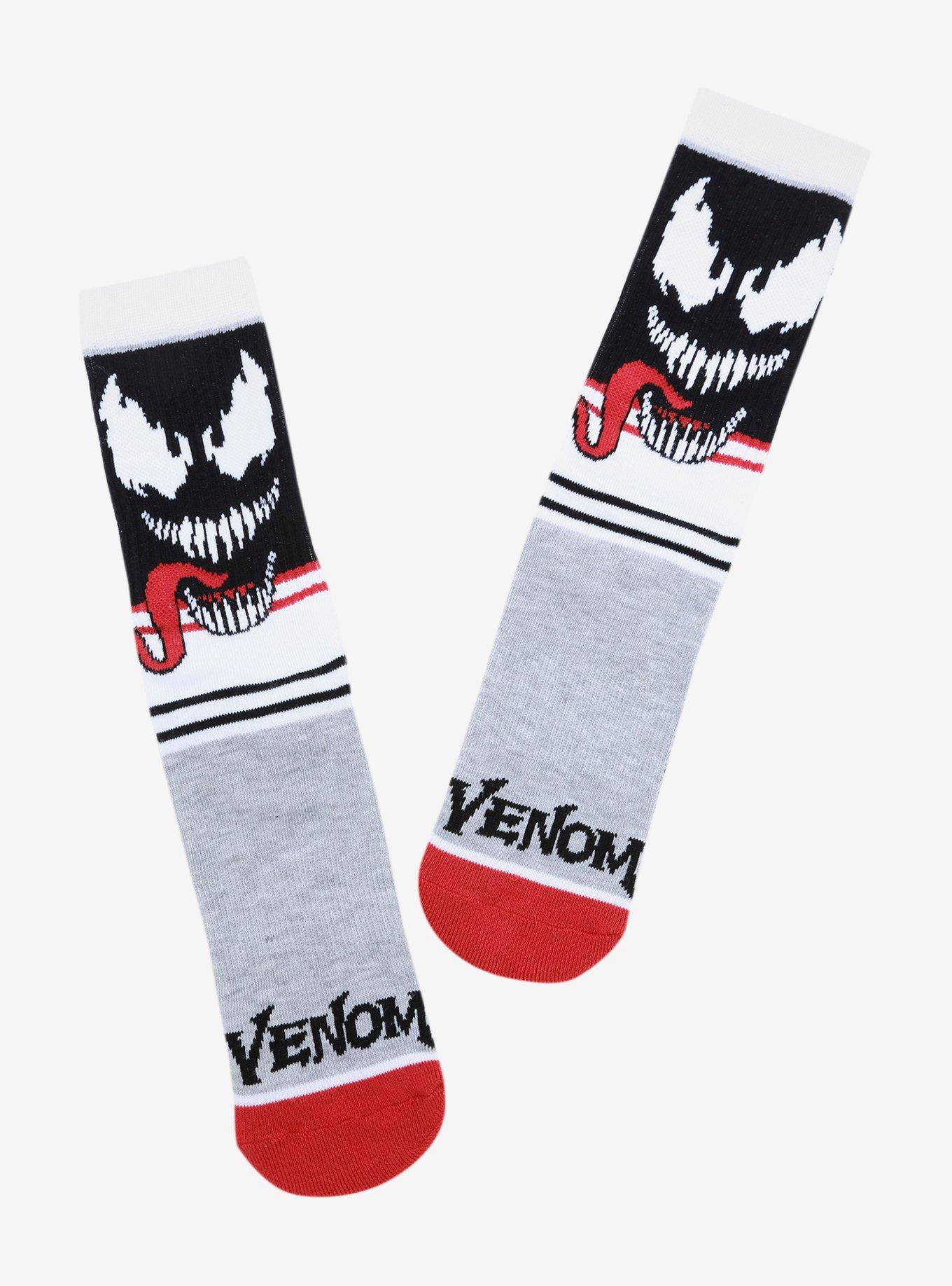 Marvel Venom Mouth Crew Socks, , hi-res