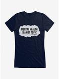 Hot Topic Foundation Mental Health Is A Hot Topic Girls T-Shirt, NAVY, hi-res