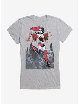 DC Comics Batman Harley Quinn Dynamite Girls T-Shirt, HEATHER, hi-res
