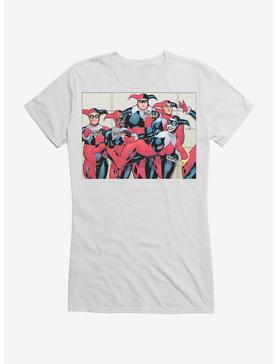 DC Comics Batman Harley Quinn Lineup Girls T-Shirt, WHITE, hi-res