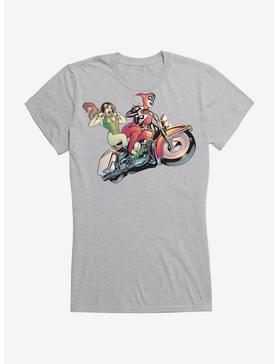 DC Comics Batman Harley Quinn Poison Ivy Joyride Girls T-Shirt, HEATHER, hi-res