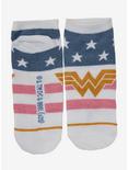 DC Comics Wonder Woman 1984 Glitter Logo No-Show Socks, , hi-res