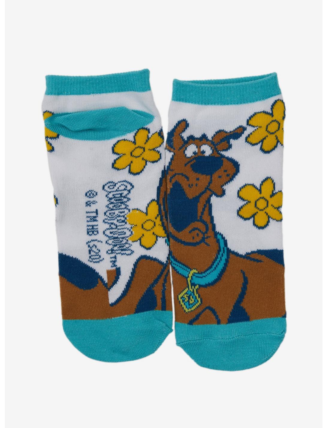 Scooby-Doo Groovy Flower No-Show Socks, , hi-res