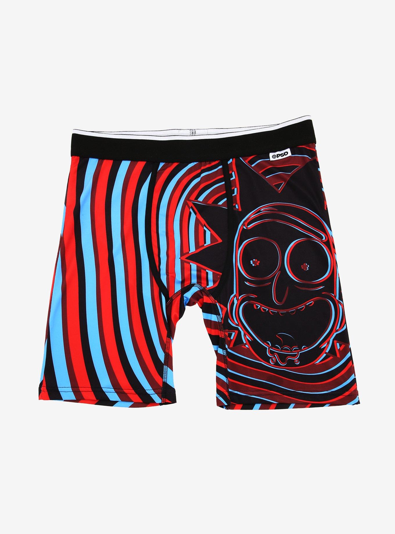 Underwear Boxer Briefs For Men Rick Morty R And M Mens Anime Manga