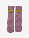 DC Comics Wonder Woman 1984 Rainbow Marled Crew Socks, , hi-res