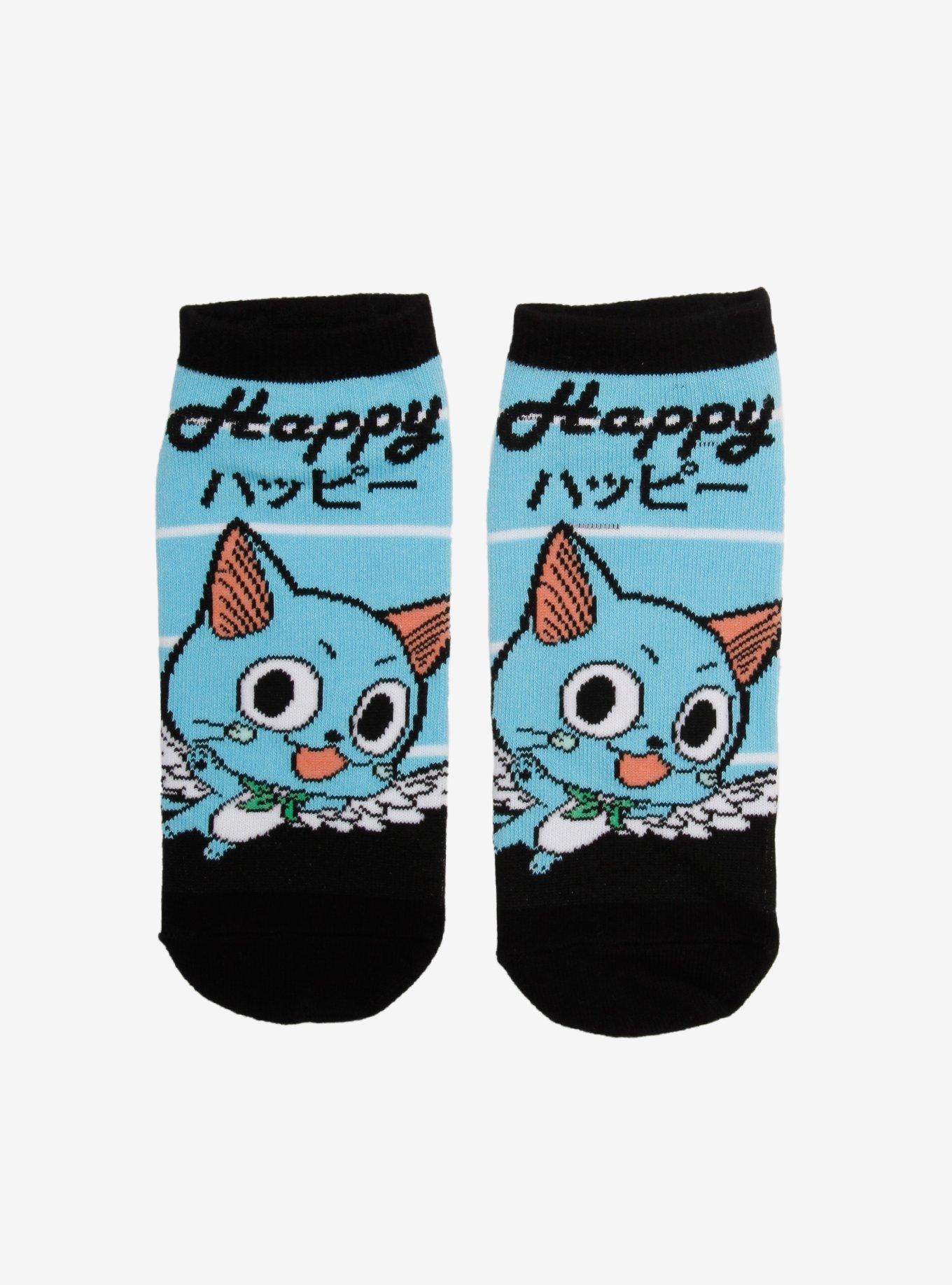 Fairy Tail Happy No-Show Socks, , hi-res