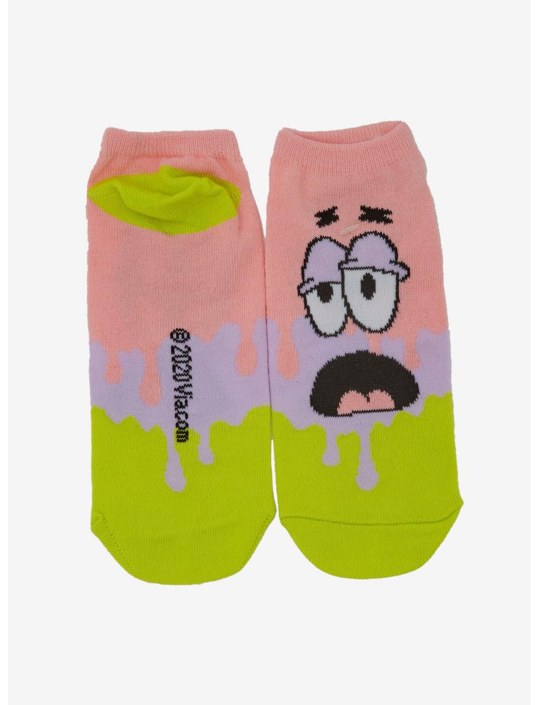 SpongeBob SquarePants Patrick Melting No-Show Socks, , hi-res