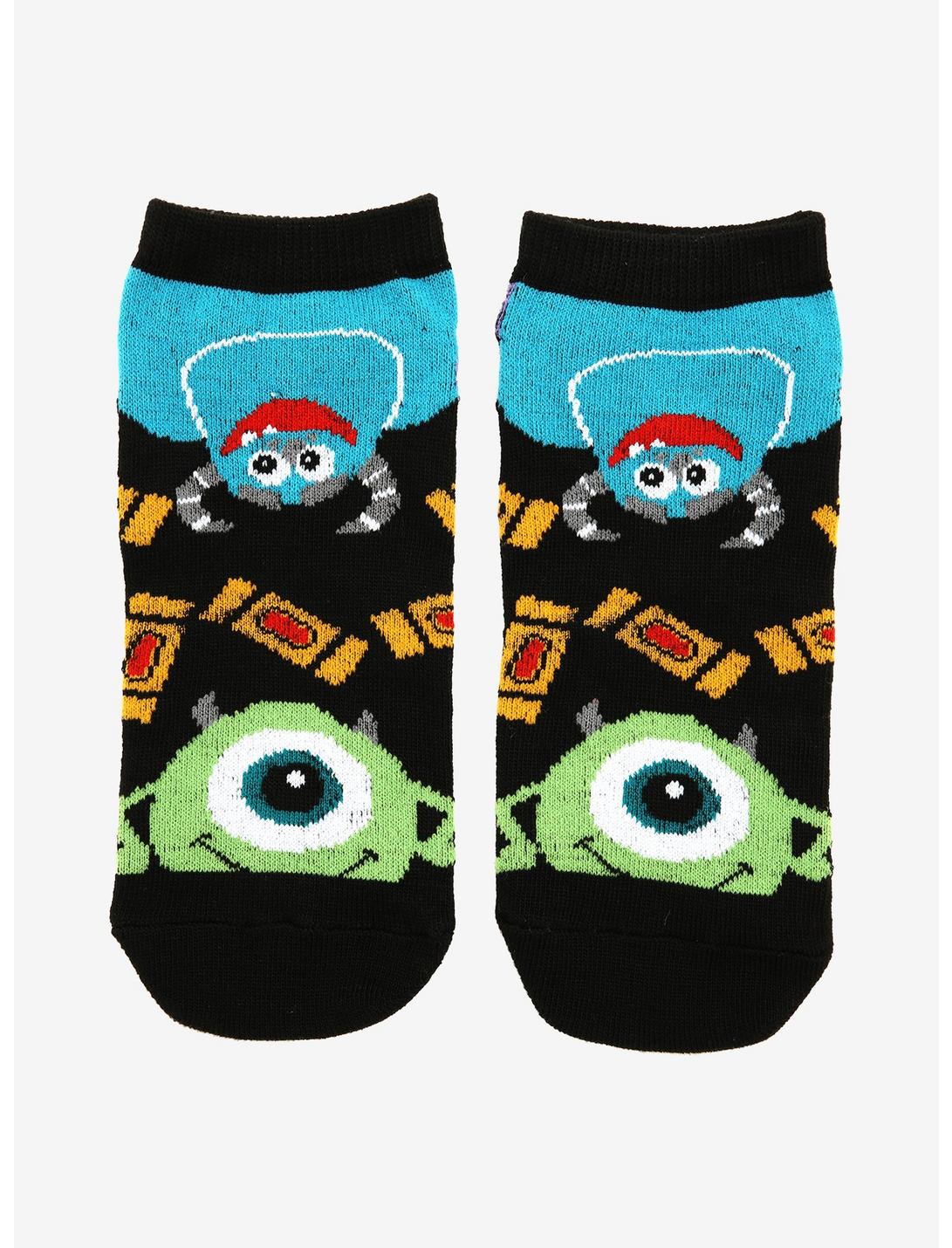 Disney Pixar Monsters, Inc. Mike & Sulley No-Show Socks, , hi-res