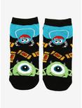 Disney Pixar Monsters, Inc. Mike & Sulley No-Show Socks, , hi-res