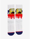 SpongeBob SquarePants Scream Drip Crew Socks, , hi-res