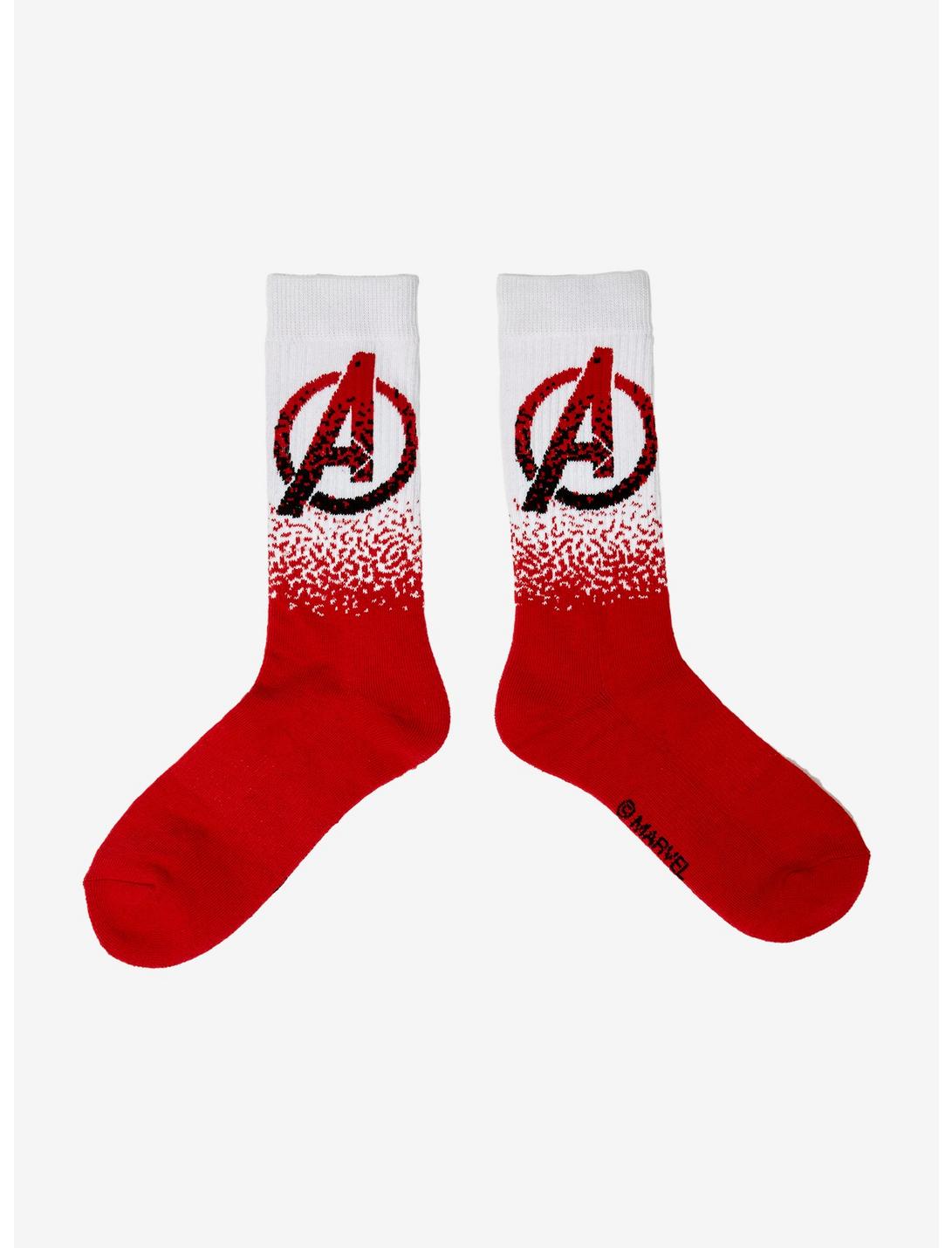 Marvel Avengers Fade Crew Socks, , hi-res