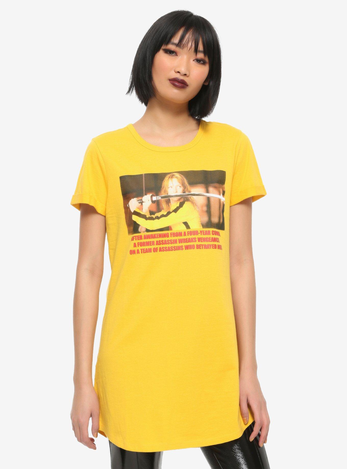 Kill Bill: Volume 1 Synopsis T-Shirt Dress, YELLOW, hi-res