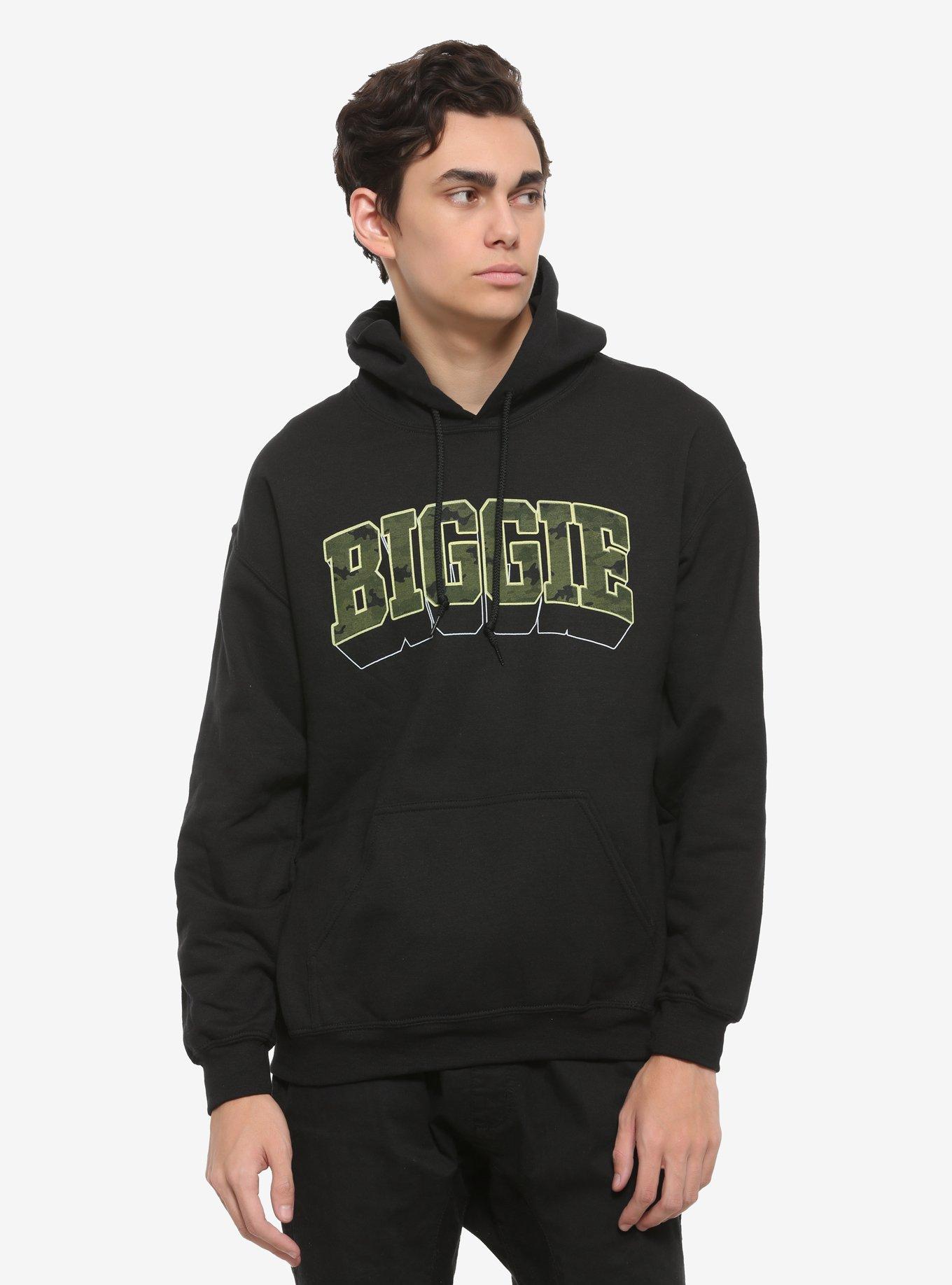 The Notorious B.I.G. Camo Biggie Hoodie, BLACK, hi-res