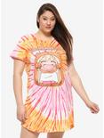Himouto! Umaru-Chan Pink & Orange Tie-Dye T-Shirt Dress Plus Size, TIE DYE, hi-res