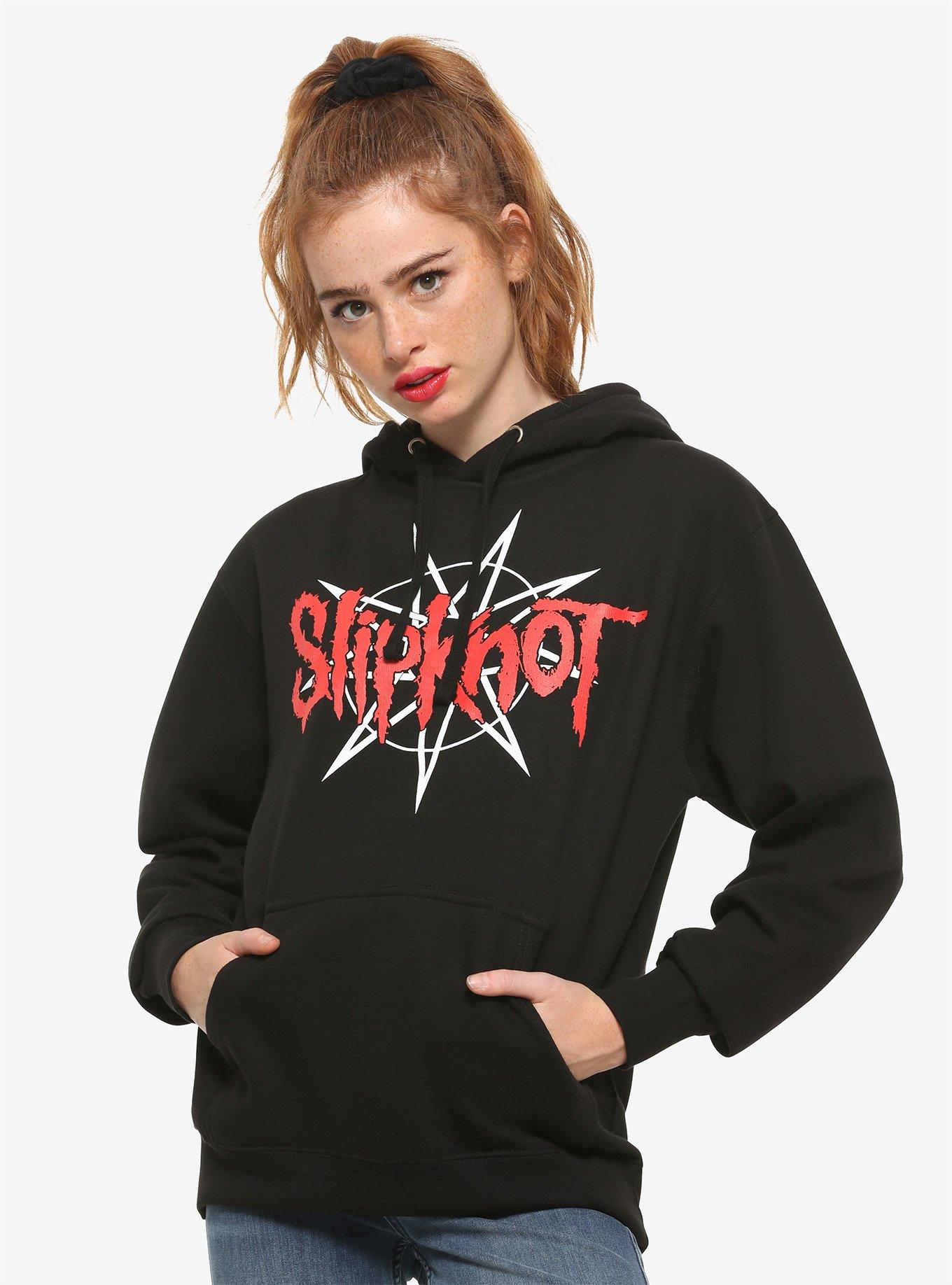 Slipknot Red Logo Girls Hoodie | Hot Topic