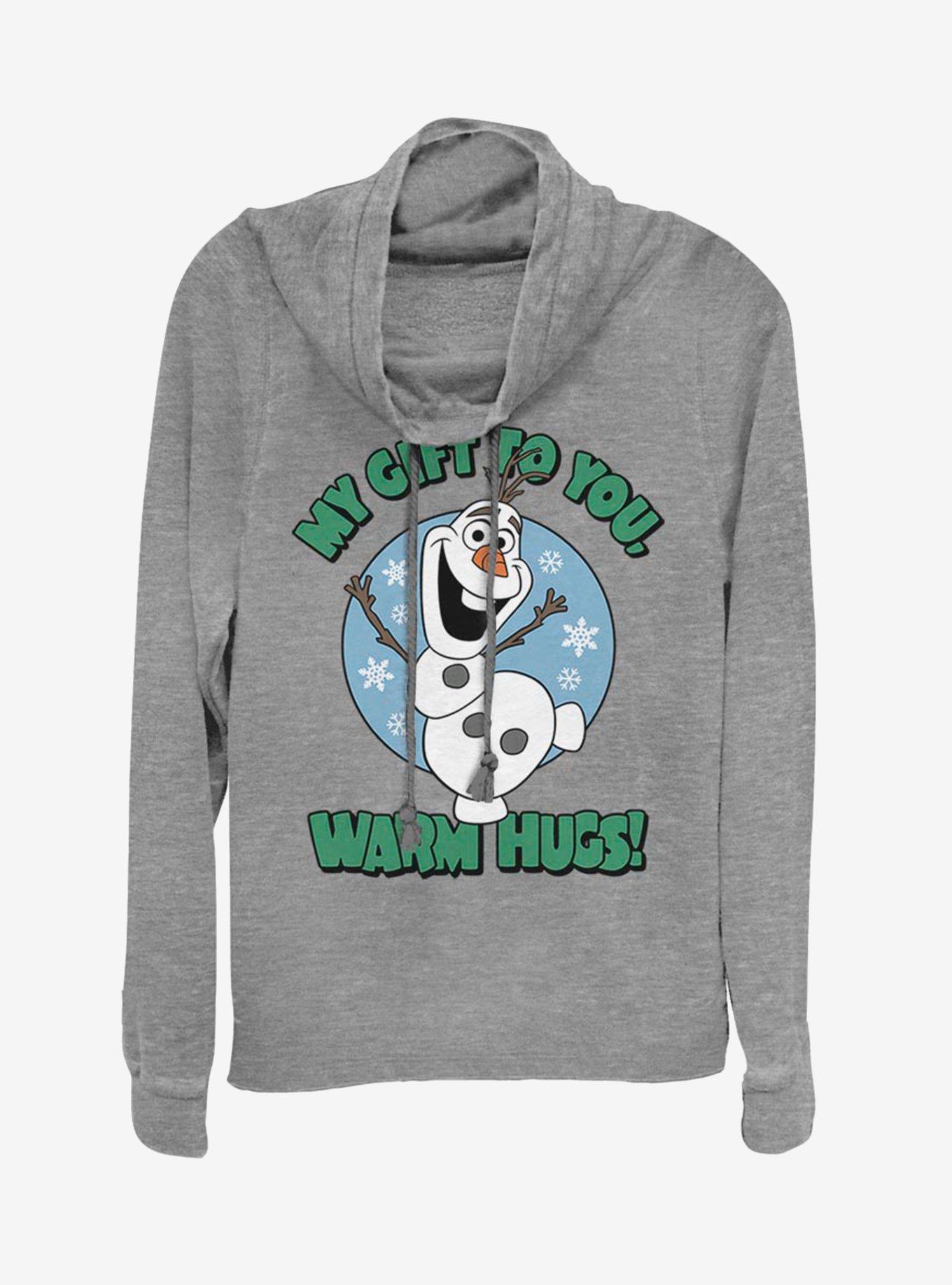 Disney Frozen One Cool Gift Cowl Neck Long-Sleeve Girls Top