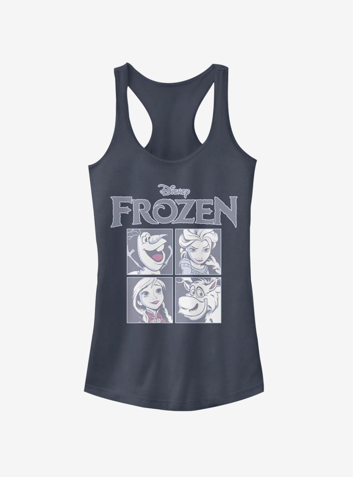 Disney Frozen Ice Cubes Girls Tank, INDIGO, hi-res