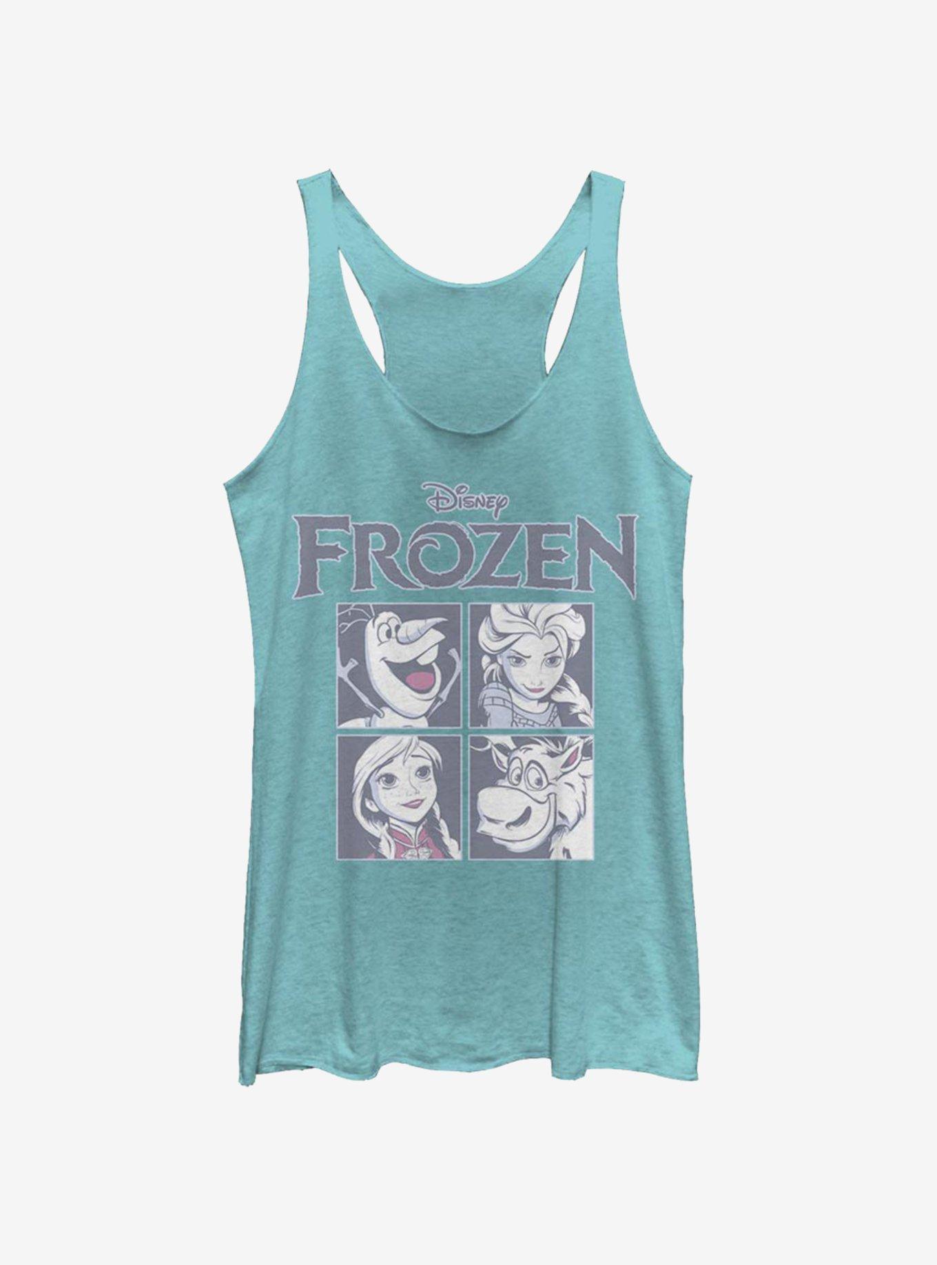 Disney Frozen Ice Cubes Girls Tank, TAHI BLUE, hi-res