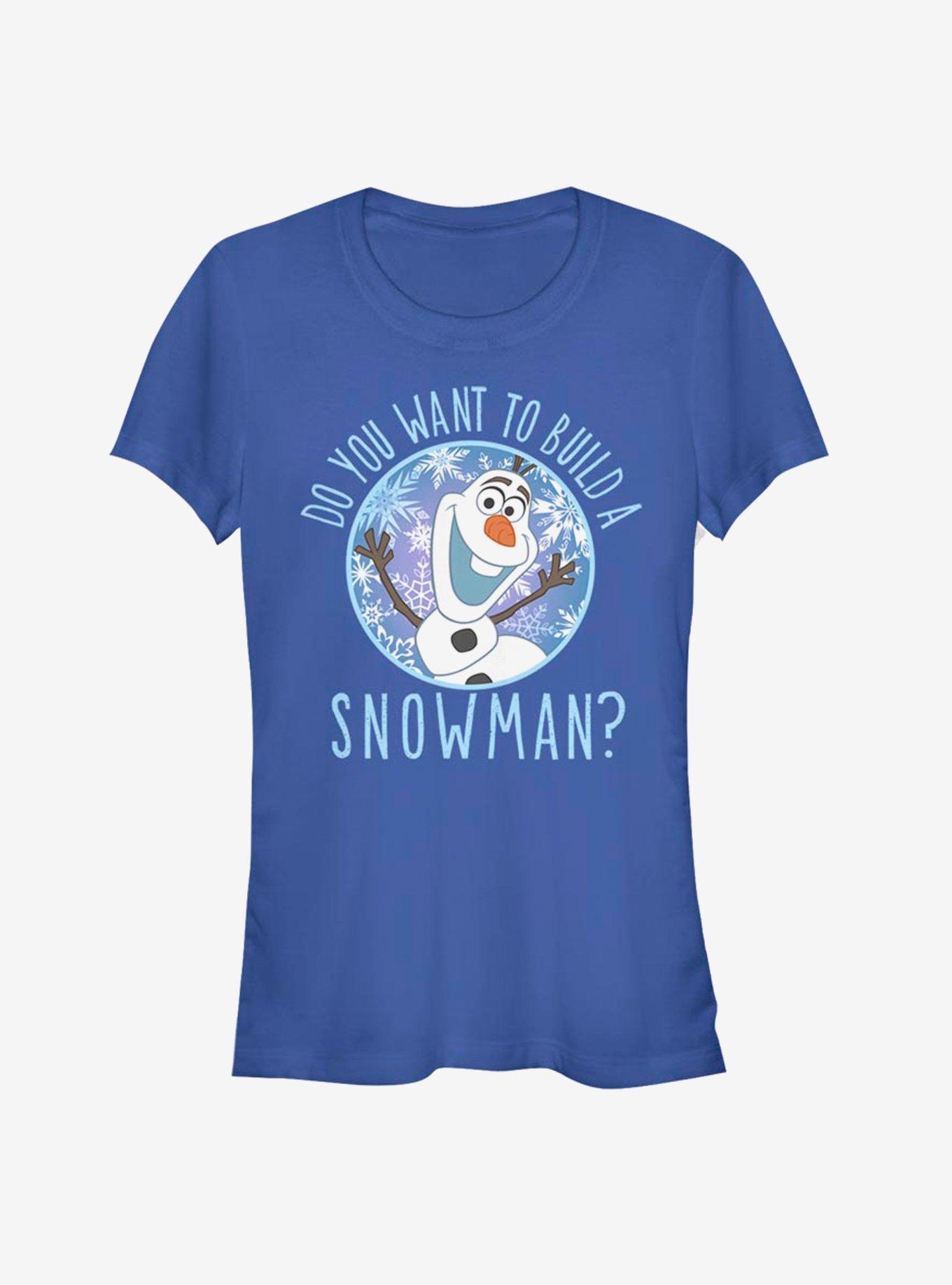 Disney Frozen Build A Snowman Girls T-Shirt, , hi-res