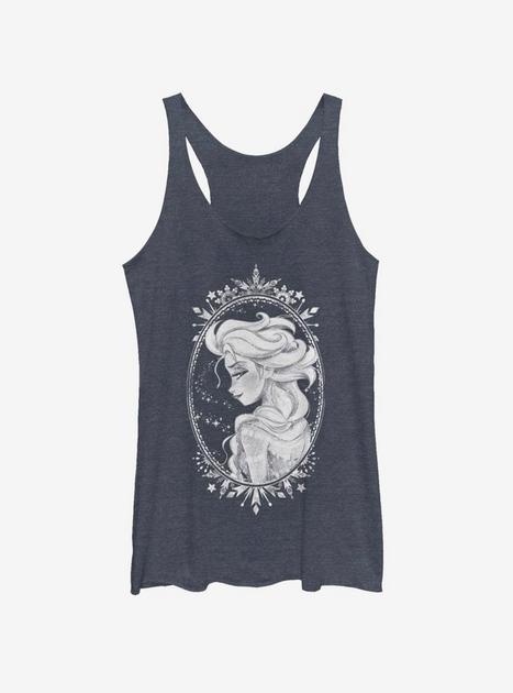 Disney Frozen Elsa Frame Girls Tank - BLUE | Hot Topic