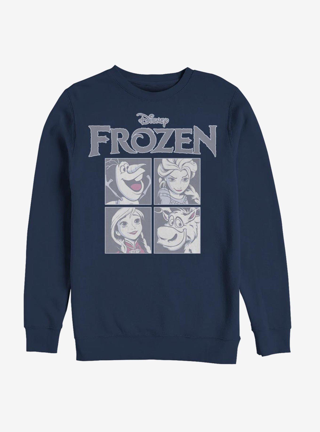 Disney Frozen Ice Cubes Sweatshirt, NAVY, hi-res