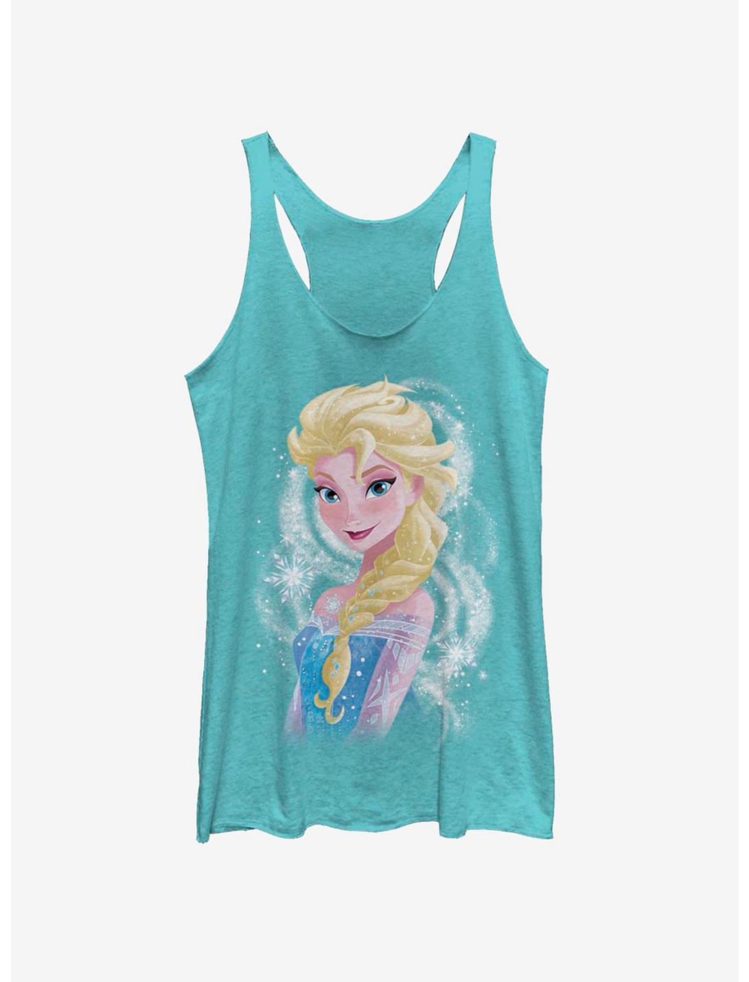 Disney Frozen Elsa Swirl Girls Tank, TAHI BLUE, hi-res