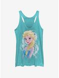 Disney Frozen Elsa Swirl Girls Tank, TAHI BLUE, hi-res